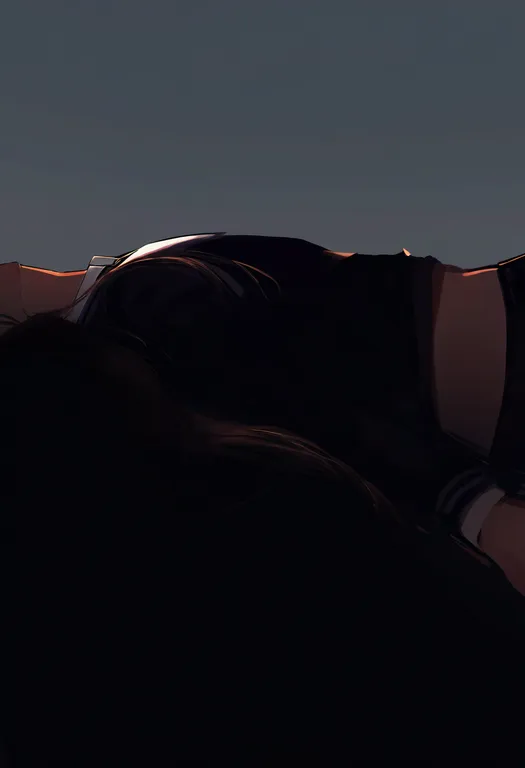 masterpiece, best quality, newest, absurdres, highres, safe, defeat, 1girl, solo, simple_background — by k3scat, made with ComfyUI