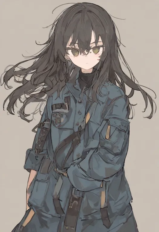 masterpiece, best quality, general, short-sleeved jacket, 1girl, solo, upper body, simple background — by k3scat, made with ComfyUI