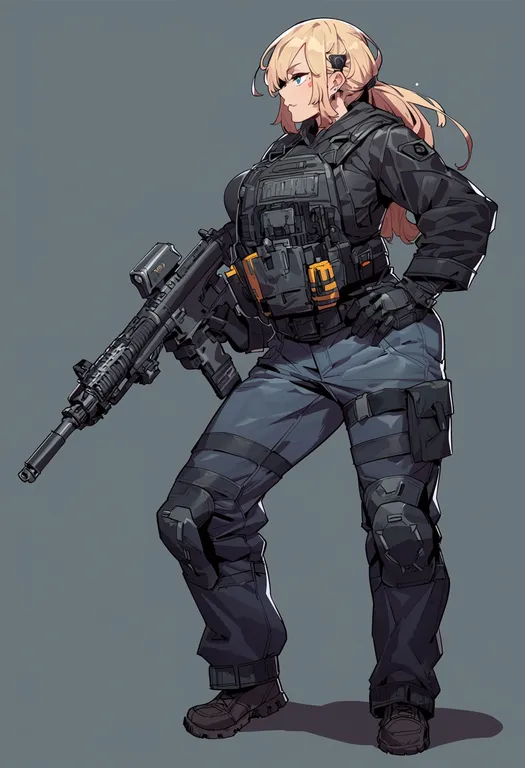 masterpiece, best quality, score_7, safe, killzone, solo, simple background — by k3scat, made with ComfyUI