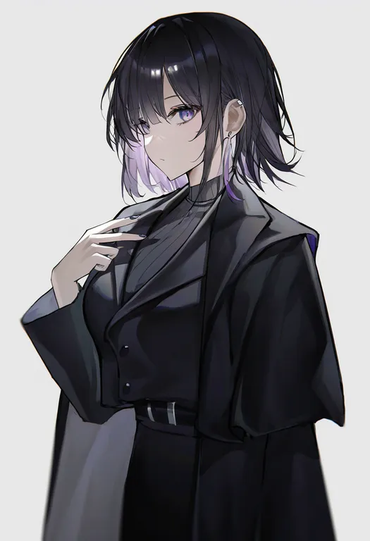 masterpiece, best quality, newest, absurdres, highres, safe, short_sidetail, 1girl, solo, simple_background — by k3scat, made with ComfyUI