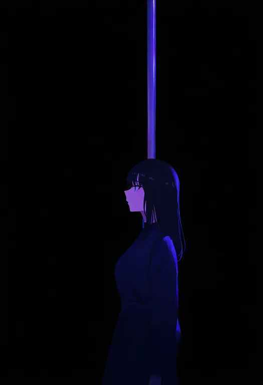 masterpiece, best quality, newest, absurdres, highres, safe, pole, 1girl, solo, simple_background — by k3scat, made with ComfyUI