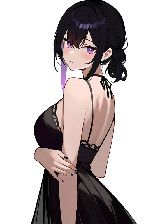 masterpiece, best quality, newest, absurdres, highres, safe, bridal_lingerie, 1girl, solo, simple_background — by k3scat, made with ComfyUI