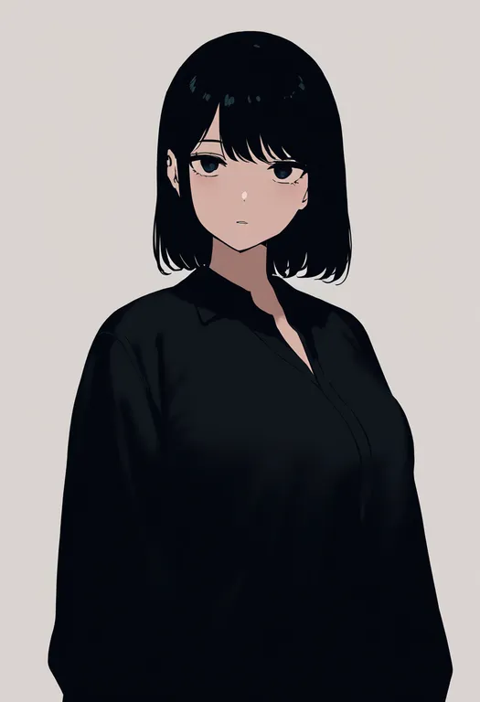 masterpiece, best quality, newest, absurdres, highres, safe, fat_rolls, 1girl, solo, simple_background — by k3scat, made with ComfyUI