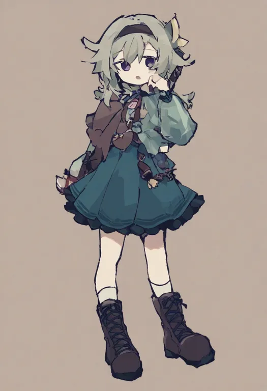 masterpiece, best quality, general, contrast, 1girl, solo, simple background — by k3scat, made with ComfyUI