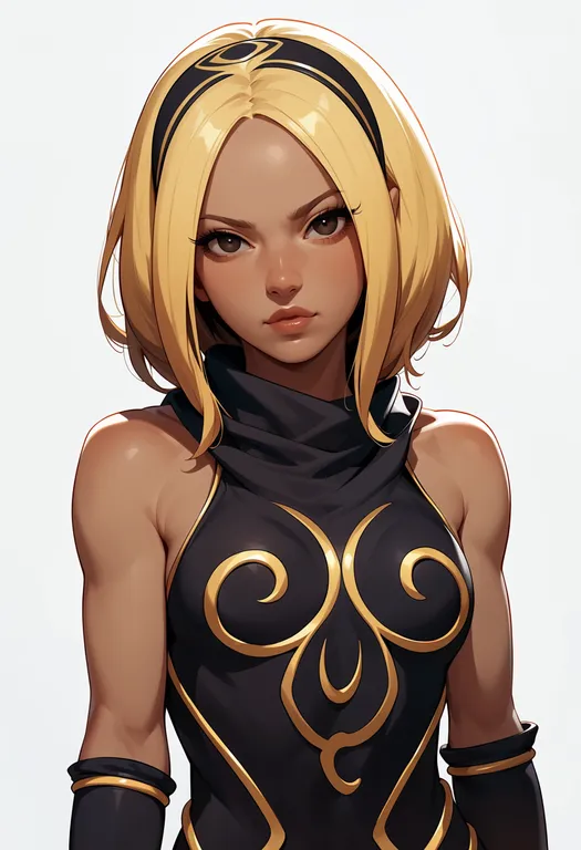 masterpiece, best quality, score_7, safe, kitten (gravity daze), gravity daze, solo, upper body, simple background — by k3scat, made with ComfyUI