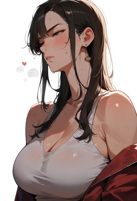 masterpiece, best quality, score_7, safe, josuiji shinri, solo, upper body, simple background — by k3scat, made with ComfyUI