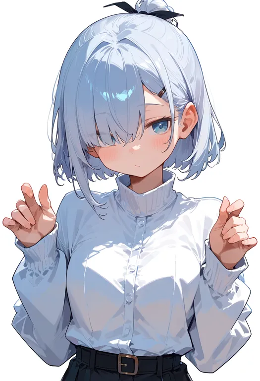 masterpiece, best quality, score_7, safe, hibiki (kancolle), kantai collection, solo, upper body, simple background — by k3scat, made with ComfyUI