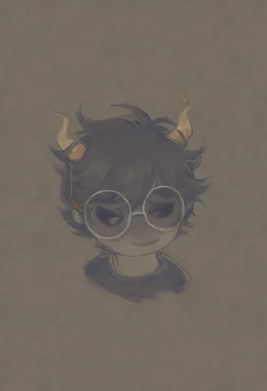masterpiece, best quality, general, homestuck, solo, simple background — by k3scat, made with ComfyUI