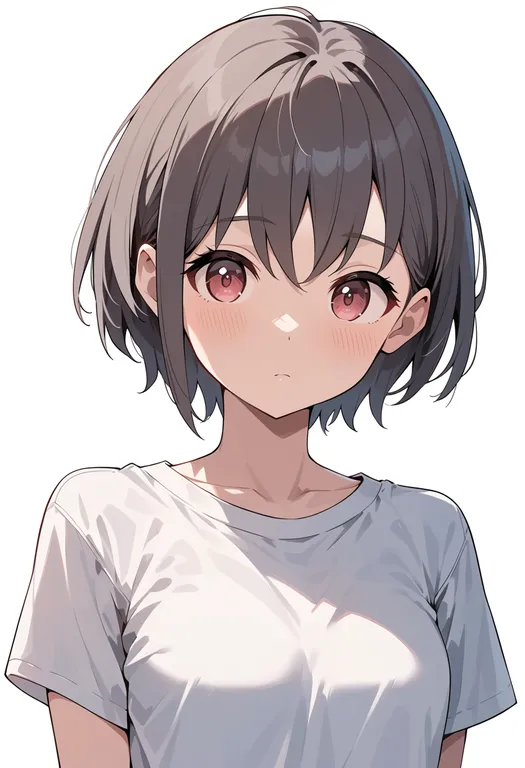 masterpiece, best quality, score_7, safe, takamatsu tomori, solo, upper body, simple background — by k3scat, made with ComfyUI