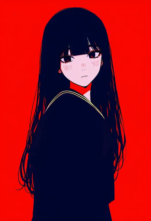 masterpiece, best quality, newest, absurdres, highres, safe, with_the_beatles, solo, simple_background — by k3scat, made with ComfyUI