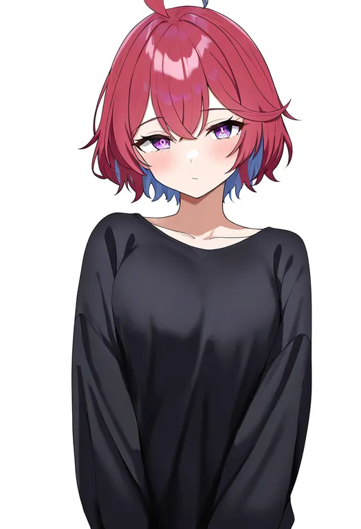 masterpiece, best quality, newest, absurdres, highres, safe, tonari_no_love_juice, solo, simple_background — by k3scat, made with ComfyUI