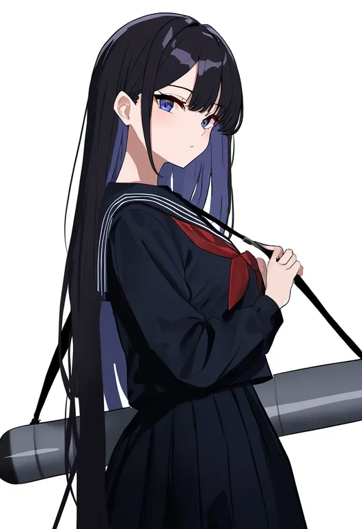 masterpiece, best quality, newest, absurdres, highres, safe, torpedo, 1girl, solo, simple_background — by k3scat, made with ComfyUI