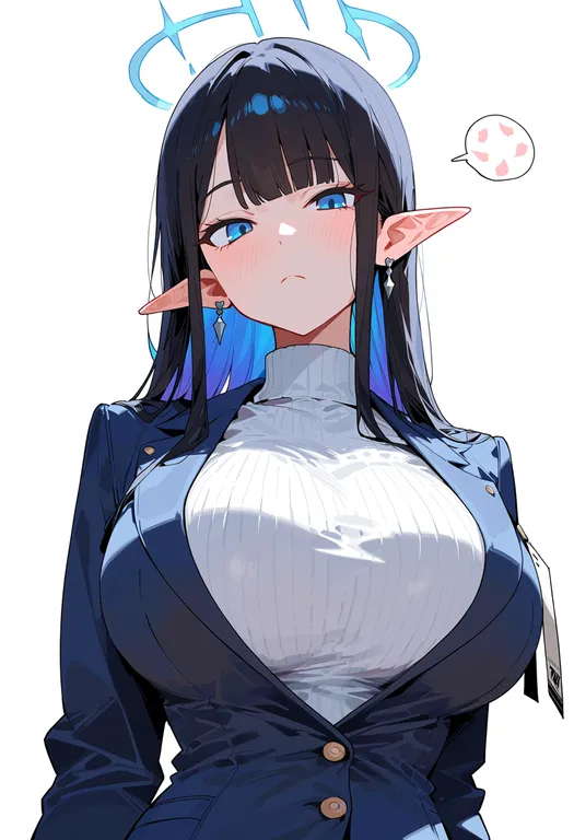 masterpiece, best quality, score_7, safe, rin (blue archive), blue archive, solo, upper body, simple background — by k3scat, made with ComfyUI