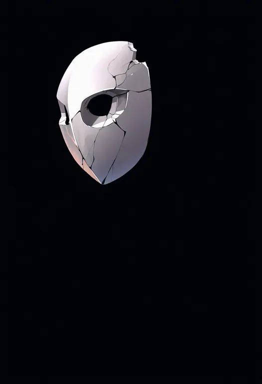 masterpiece, best quality, newest, absurdres, highres, safe, broken_mask, 1girl, solo, simple_background — by k3scat, made with ComfyUI