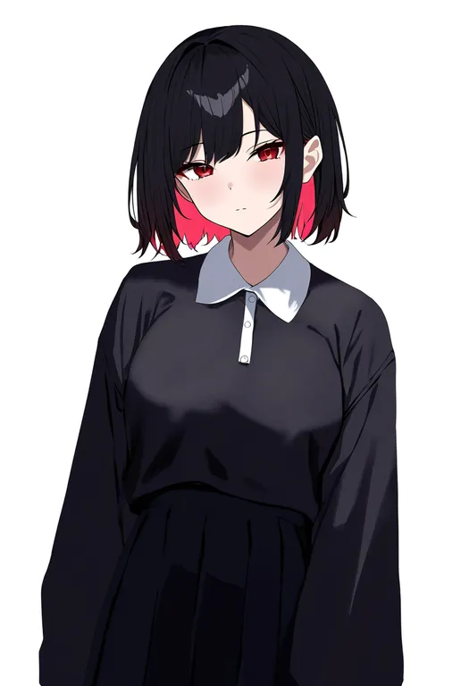 masterpiece, best quality, newest, absurdres, highres, safe, gaifu_kaisei, solo, simple_background — by k3scat, made with ComfyUI