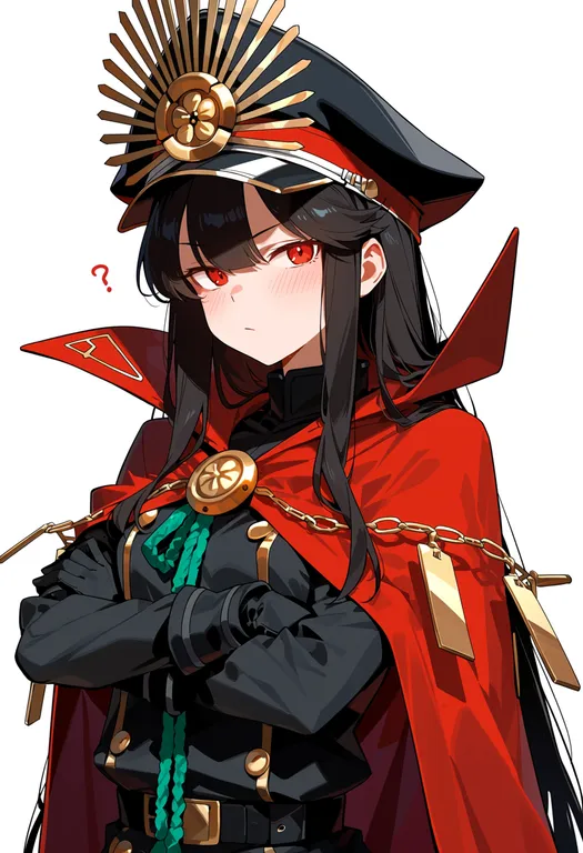 masterpiece, best quality, score_7, safe, oda nobunaga (fate), solo, upper body, simple background — by k3scat, made with ComfyUI
