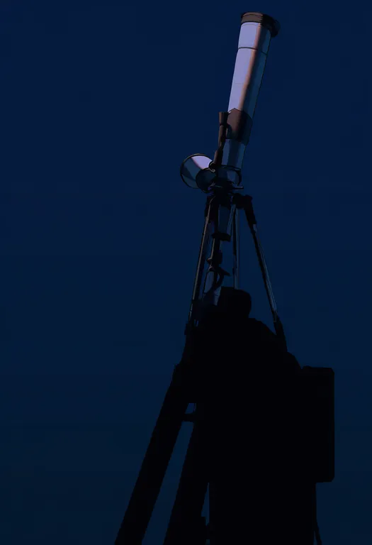 masterpiece, best quality, newest, absurdres, highres, safe, telescope, 1girl, solo, simple_background — by k3scat, made with ComfyUI