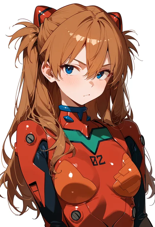 masterpiece, best quality, score_7, safe, souryuu asuka langley, neon genesis evangelion, solo, upper body… — by k3scat, made with ComfyUI