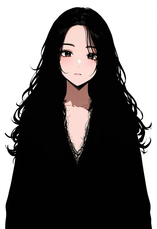 masterpiece, best quality, newest, absurdres, highres, safe, thick_chest_hair, 1girl, solo, simple_background — by k3scat, made with ComfyUI