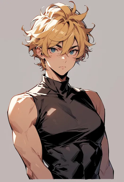 masterpiece, best quality, score_7, safe, prompto argentum, solo, upper body, simple background — by k3scat, made with ComfyUI
