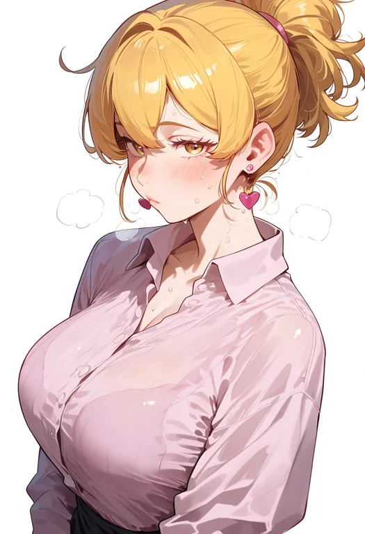 masterpiece, best quality, score_7, safe, cure princess, solo, upper body, simple background — by k3scat, made with ComfyUI