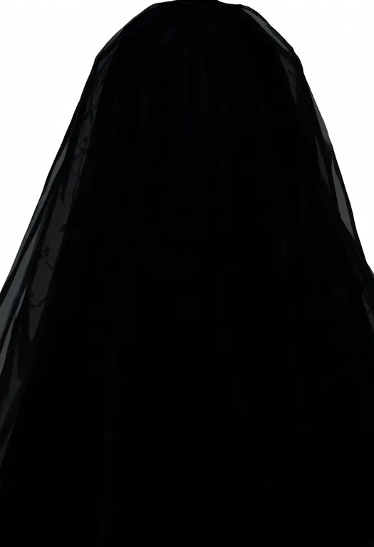 masterpiece, best quality, newest, absurdres, highres, safe, black_veil, 1girl, solo, simple_background — by k3scat, made with ComfyUI