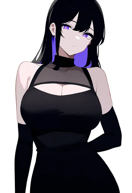 masterpiece, best quality, newest, absurdres, highres, safe, under-elbow_gloves, 1girl, solo, simple_background — by k3scat, made with ComfyUI
