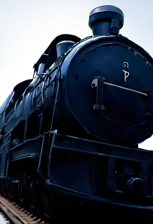 masterpiece, best quality, newest, absurdres, highres, safe, locomotive, 1girl, solo, simple_background — by k3scat, made with ComfyUI