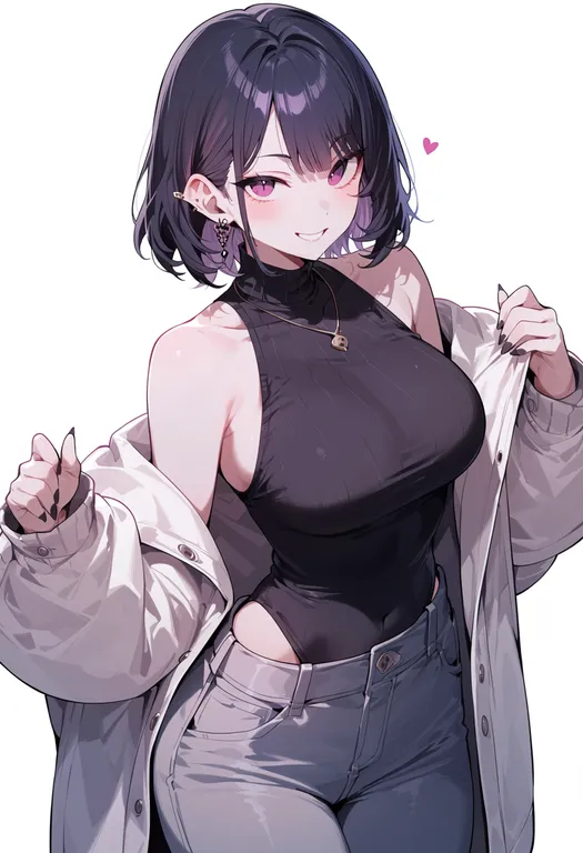 masterpiece, best quality, score_7, safe, pixiv succubus, solo, simple background — by k3scat, made with ComfyUI