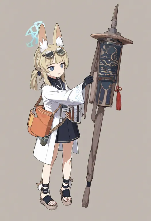 masterpiece, best quality, general, sandals, 1girl, solo, full body, simple background — by k3scat, made with ComfyUI