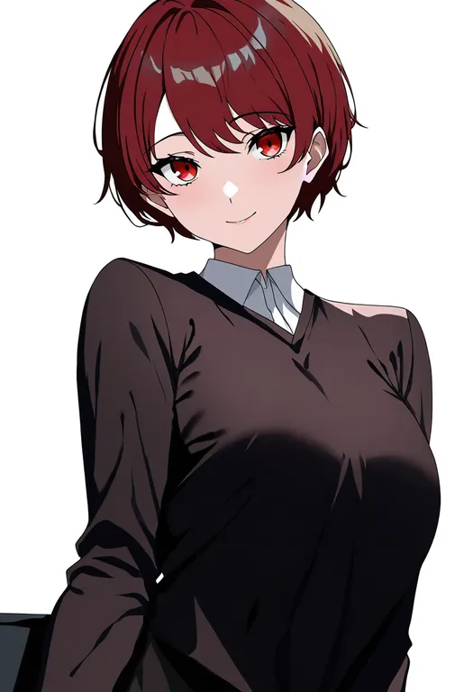 masterpiece, best quality, newest, absurdres, highres, safe, persona_2_tsumi, solo, simple_background — by k3scat, made with ComfyUI