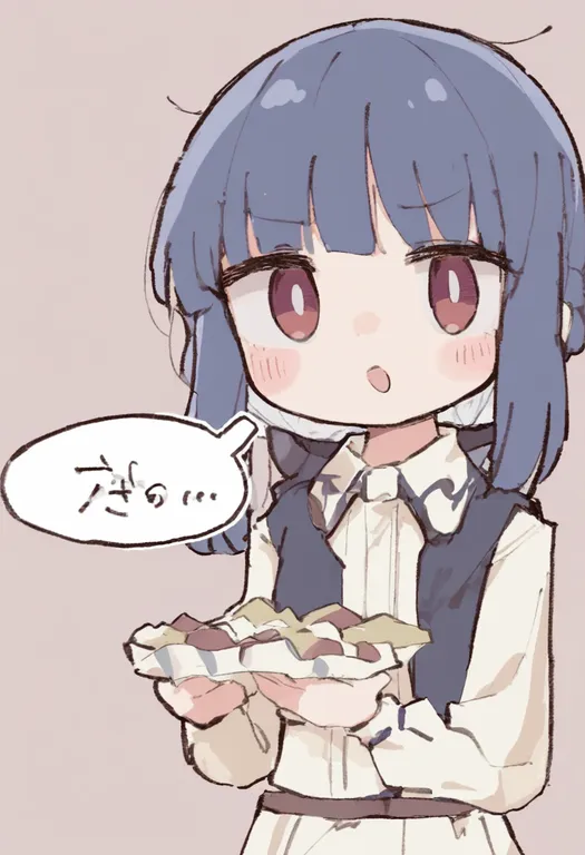 masterpiece, best quality, general, colored speech bubble, 1girl, solo, simple background — by k3scat, made with ComfyUI