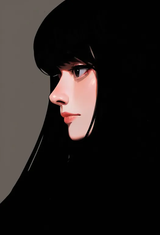 masterpiece, best quality, newest, absurdres, highres, safe, big_nose, 1girl, solo, simple_background — by k3scat, made with ComfyUI