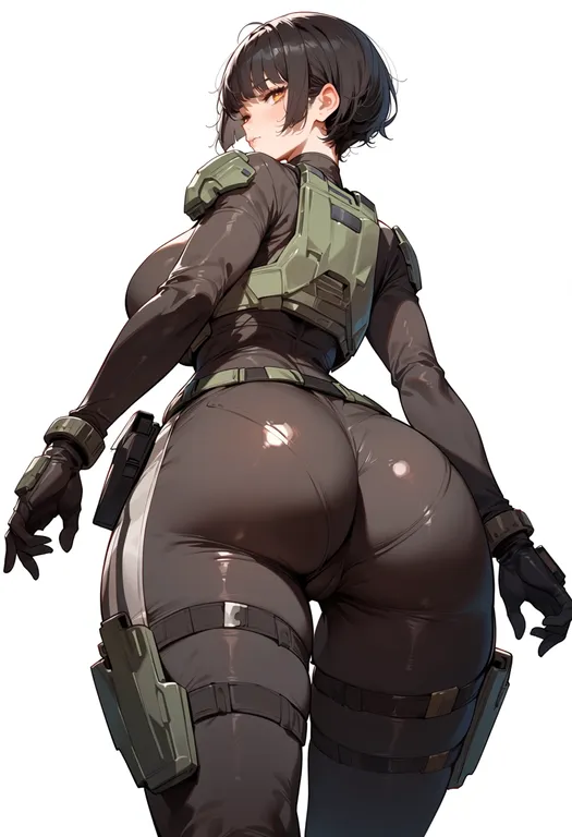 masterpiece, best quality, score_7, safe, halo 2, solo, simple background — by k3scat, made with ComfyUI