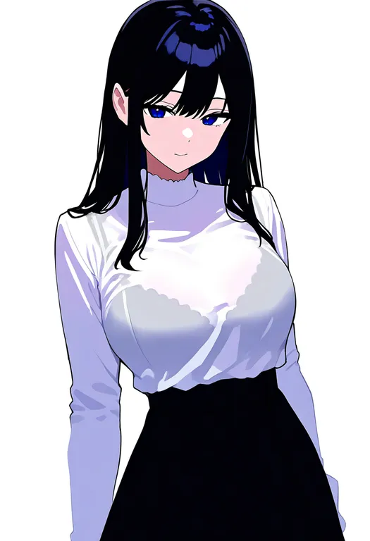 masterpiece, best quality, newest, absurdres, highres, safe, bra_visible_through_clothes, 1girl, solo, simple_background — by k3scat, made with ComfyUI