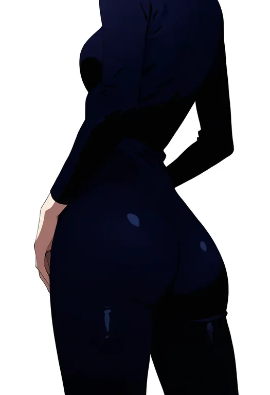 masterpiece, best quality, newest, absurdres, highres, safe, catsuit, 1girl, solo, simple_background — by k3scat, made with ComfyUI