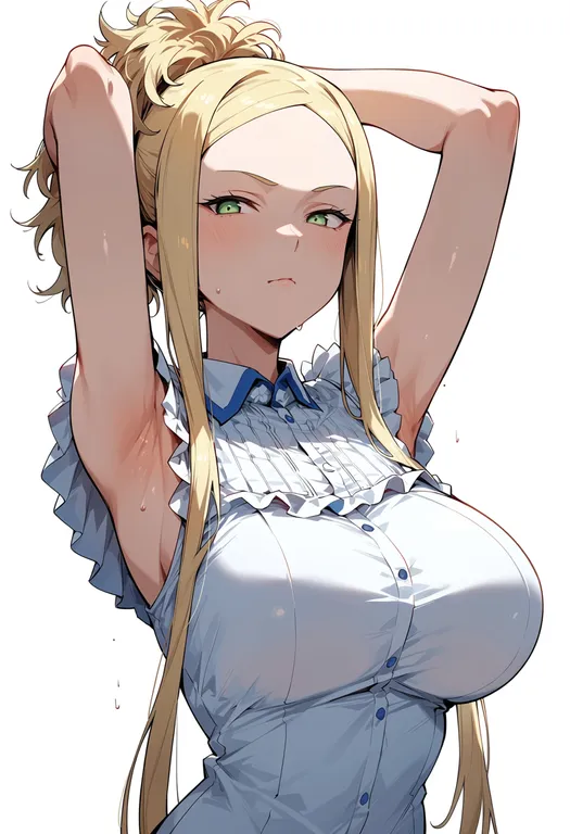 masterpiece, best quality, score_7, safe, kongou (aoki hagane no arpeggio), aoki hagane no arpeggio, solo, upper body… — by k3scat, made with ComfyUI