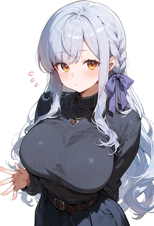 masterpiece, best quality, score_7, safe, kon kanaho, solo, upper body, simple background — by k3scat, made with ComfyUI