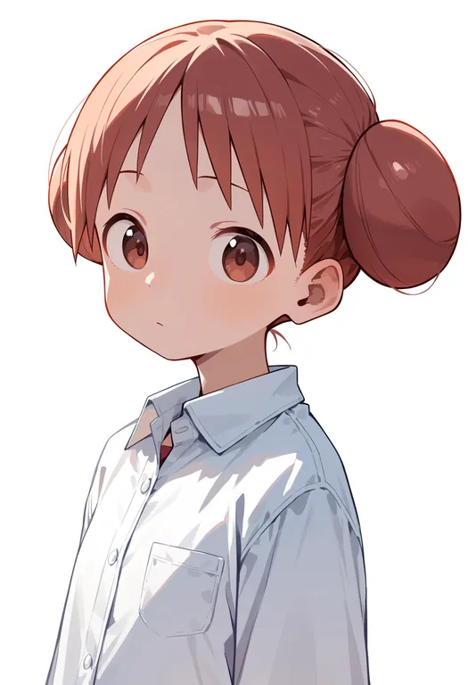 masterpiece, best quality, score_7, safe, mihama chiyo, solo, upper body, simple background — by k3scat, made with ComfyUI