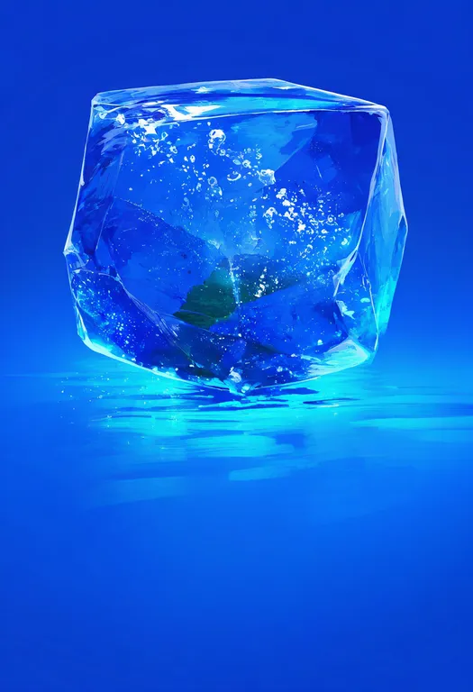 masterpiece, best quality, newest, absurdres, highres, safe, ice_cube, 1girl, solo, simple_background — by k3scat, made with ComfyUI