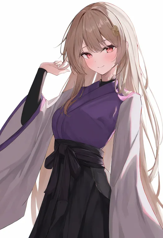 masterpiece, best quality, newest, absurdres, highres, safe, bonnou_no_kaihou, solo, simple_background — by k3scat, made with ComfyUI