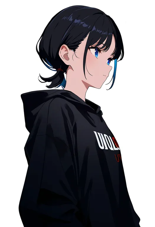 masterpiece, best quality, newest, absurdres, highres, safe, uniqlo, solo, simple_background — by k3scat, made with ComfyUI