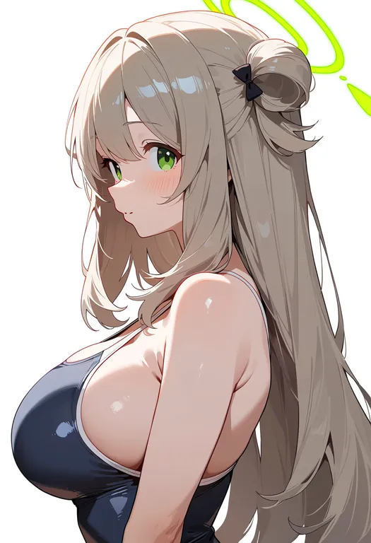 masterpiece, best quality, score_7, safe, nonomi (swimsuit) (blue archive), blue archive, solo, upper body… — by k3scat, made with ComfyUI