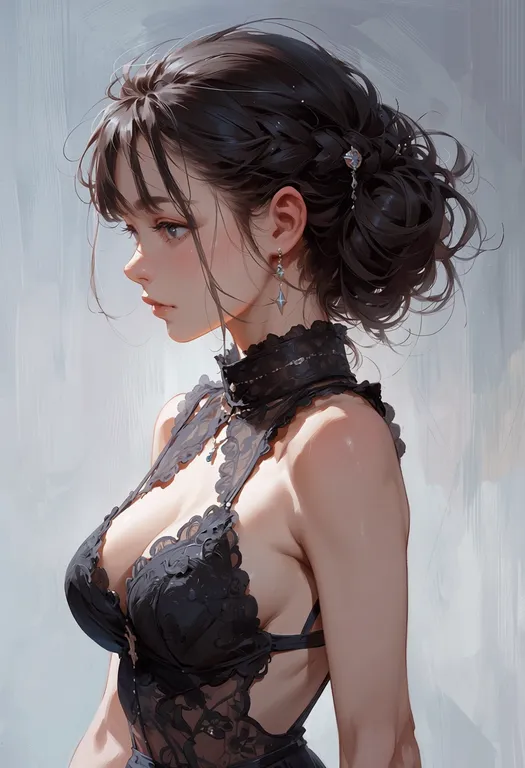 masterpiece, best quality, score_7, safe, chang'e, solo, upper body — by k3scat, made with ComfyUI