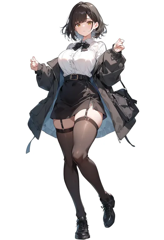 masterpiece, best quality, score_7, safe, akai shizuku, solo, simple background — by k3scat, made with ComfyUI