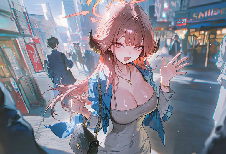 碧蓝档案-BlueArchive-陆八魔阿露-街遇