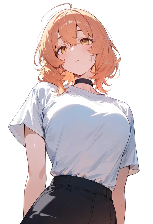 masterpiece, best quality, score_7, safe, koito yuu, solo, upper body, simple background — by k3scat, made with ComfyUI