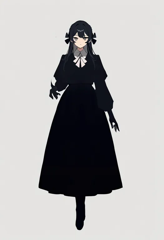 masterpiece, best quality, newest, absurdres, highres, safe, levitation, 1girl, solo, simple_background — by k3scat, made with ComfyUI