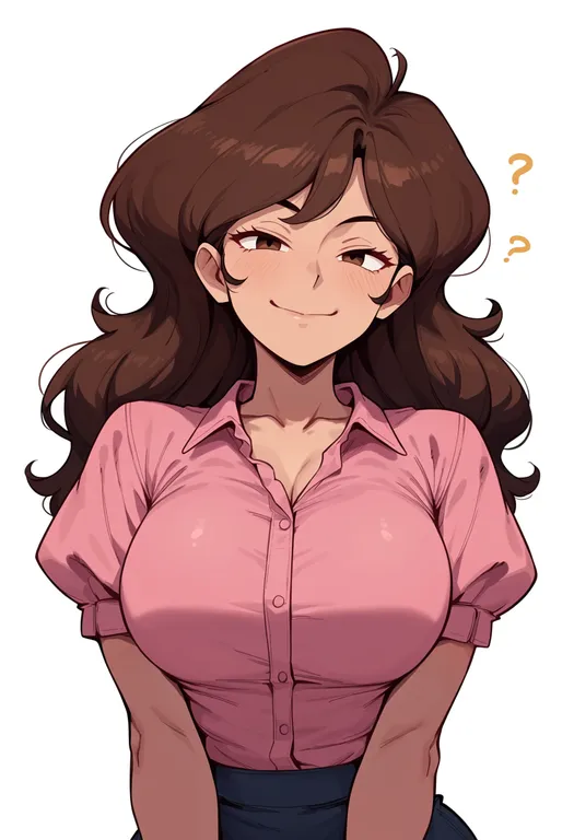masterpiece, best quality, score_7, safe, mine fujiko, solo, upper body, simple background — by k3scat, made with ComfyUI
