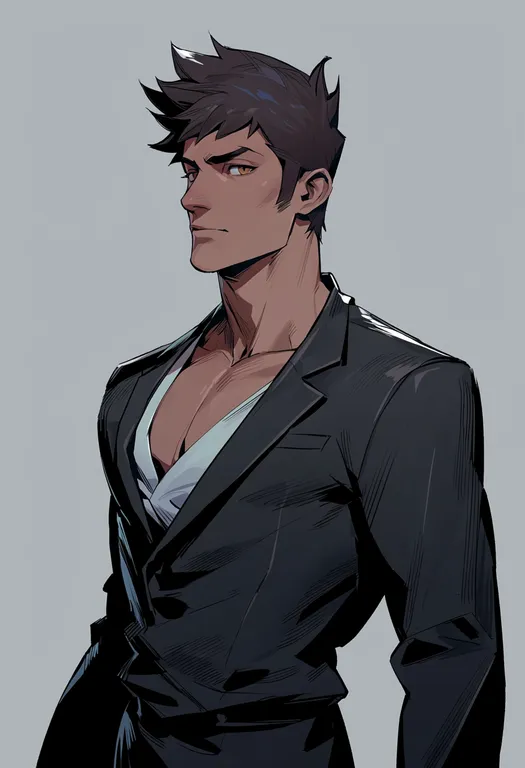 masterpiece, best quality, score_7, safe, zagreus (hades), solo, upper body, simple background — by k3scat, made with ComfyUI